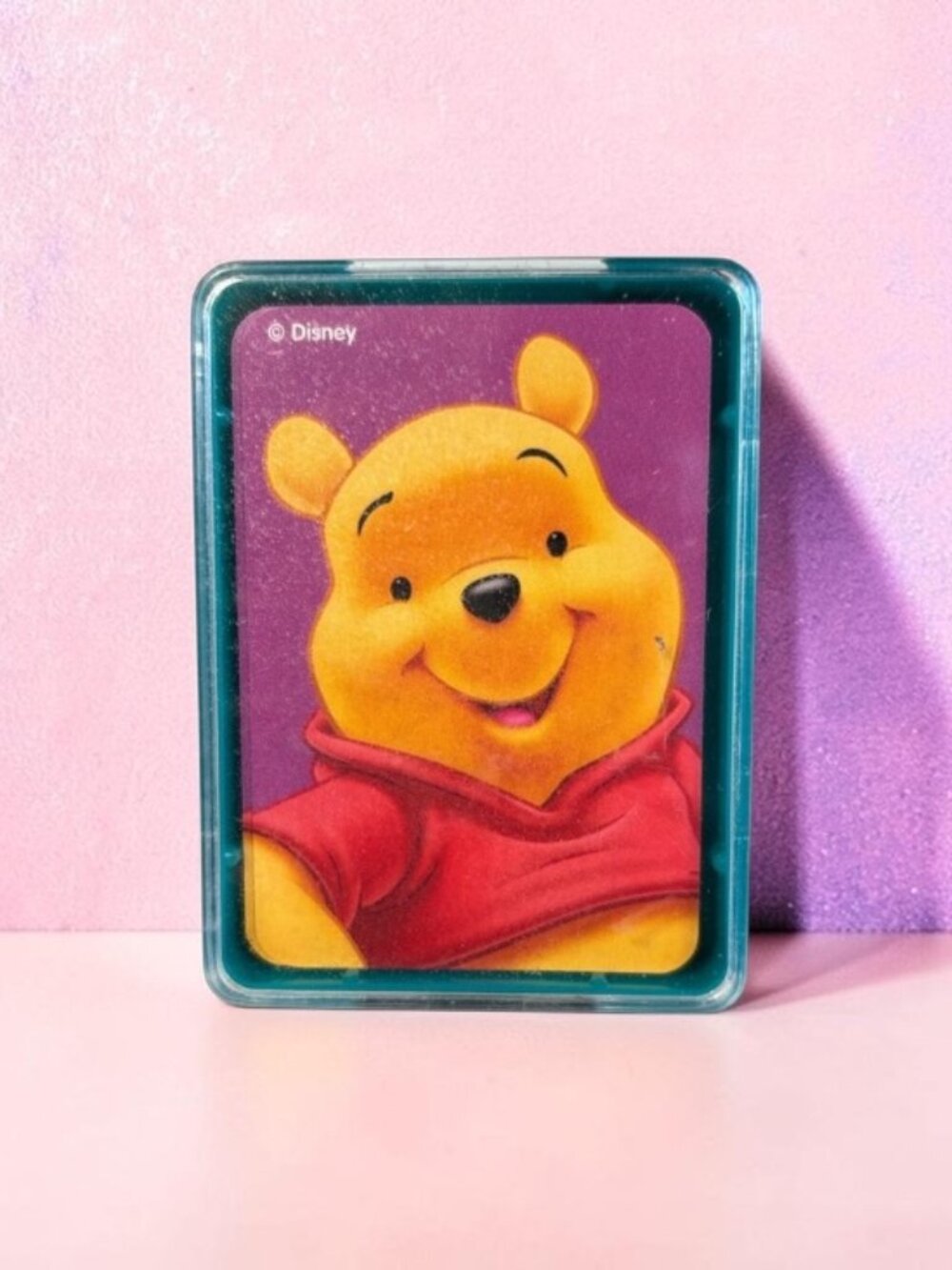 Vintage Disney Winnie the Pooh Mini Playing Card Deck with Plastic Case